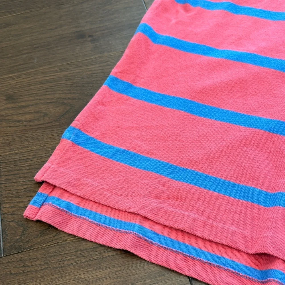 Ralph Lauren Coral and Blue Polo Shirt Size Large